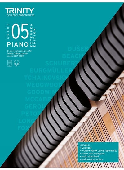 Buy Trinity College London Piano Exam Pieces Plus Exercises 2021-2023: Grade 5 - Extended Edition in UAE