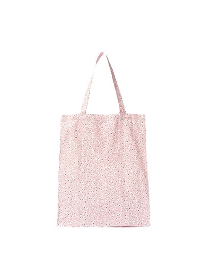 Buy Pink Floral Canvas Shopper in Egypt