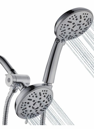 Buy Shower Head, High Pressure RainType 4.5-inch Concealed 9-speed Small Top Spray,Luxurious And Modern Appearance in Saudi Arabia