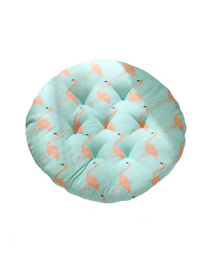 Buy Comfortable Home Office Cotton Linen Breathable Round Chair Cushion in UAE