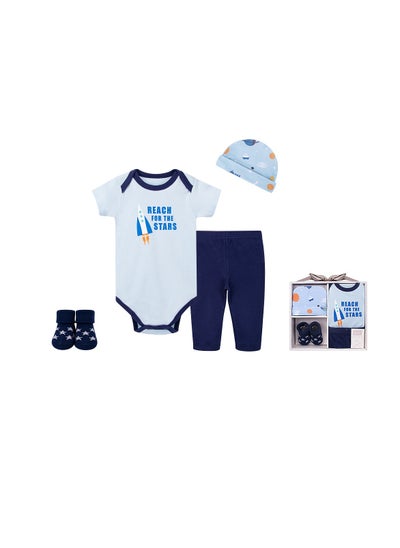 Buy Factory Price 6 Piece Multicolor Kids Wear Gift Set For Unisex - A in UAE