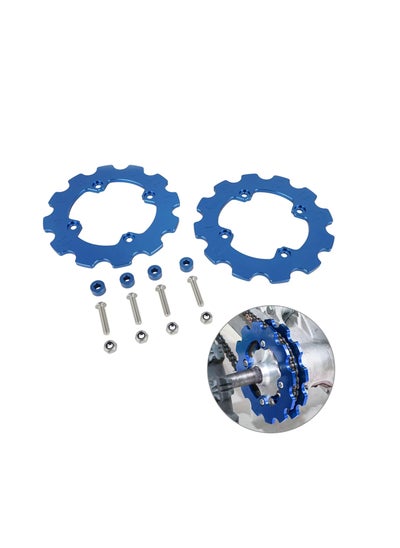 Buy ATV Dual Sprocket Guard for Yamaha Raptor 700 YFM700R 2013-2020 Raptor Blue in UAE