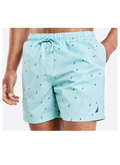 Buy Nautica Men Swim Short Aqua Color in UAE