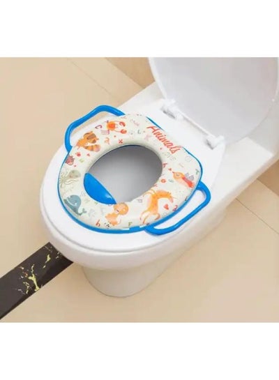 Buy Baby Potty Seat with handle Soft Toilet Seat Multishape in Egypt