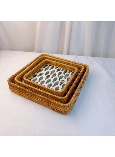 اشتري 3-Piece Vegetable Fruit Storage Basket Dim Sum Tray في الامارات