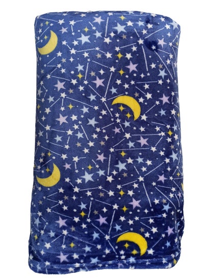 Buy Silky Soft Beautiful Stars Printed Blanket King in UAE