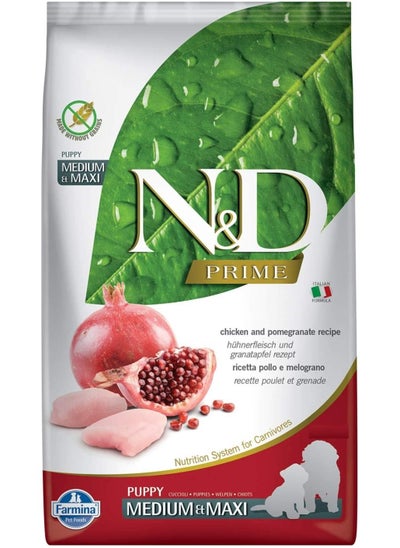 اشتري Chicken & Pomegranate Medium & Maxi Puppy Food 12 kg في الامارات