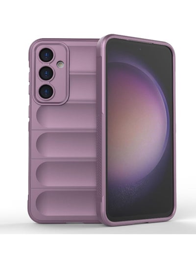 اشتري Samsung Galaxy A25 5G Shockproof Silicone Camera Protection Case Cover Compatible with (From Elmo3ezz Brand) (Purple) في مصر