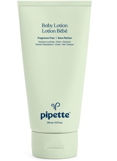 اشتري Pipette Baby Lotion, Hydration, Fragrance Free Lotion, 6 oz في الامارات