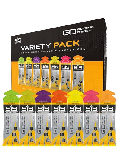 Buy Go Isotonic Energy Gels, Variety Pack, 7 Go Isotonic Energy Gels - 60 Ml in UAE