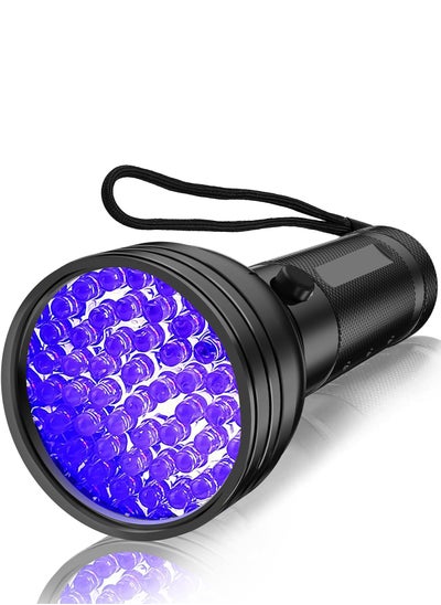 Buy UV Flashlight Black Light, 51 LED Blacklight Pet Urine Detector for Dog/Cat Urine, Dry Stains, Bed Bug, Resin Curing, Scorpions Finder in UAE