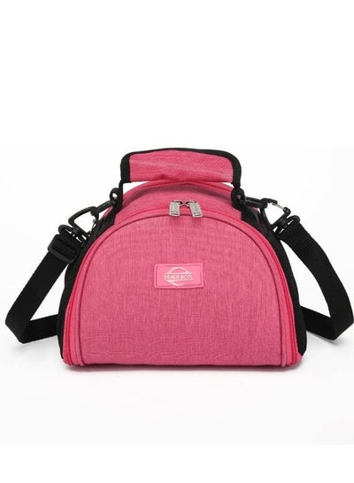 Buy Hot and Cold Lunch Bag - Padded and High Quality Material - Adjustable Strap - 5L - Pink in Egypt