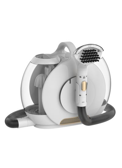 اشتري Snail Carpet Cleaner with Heat Mode Function / Removable Water Tank / 2L Capacity / Extra Long Hose / Multifunction Brush Design - White في الامارات