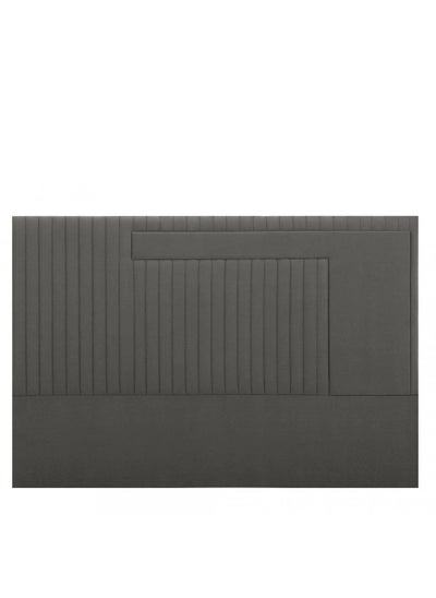 Buy H008 | Velvet headboard - Dark Grey in Saudi Arabia