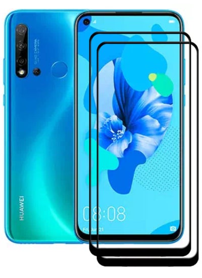 Buy 2 Pieces Antistatic ESD Dustproof Premium Quality High Definition Tempered Glass Screen Protector Designed For Huawei nova 5i in UAE