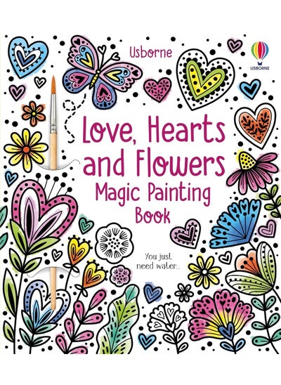 Buy Love, Hearts and Flowers Magic Painting Book in UAE