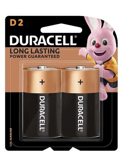 Buy D2 Long Lasting Power Guaranteed 1.5V Alkaline Batteries in UAE