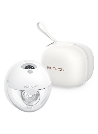 Buy M5 Hands Free  Portable Wearable Electric Breast Pump With Baby Mouth Double-Sealed, Grey in Saudi Arabia