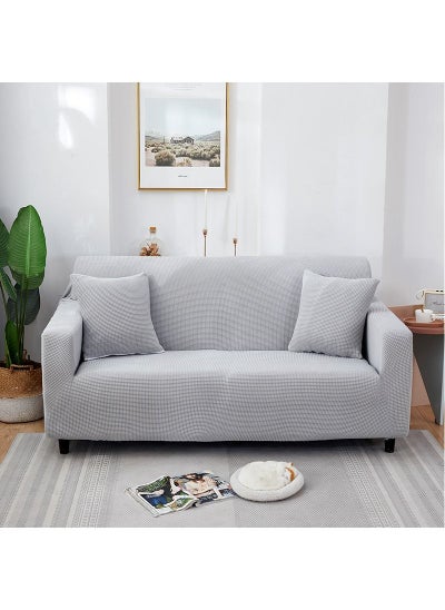 اشتري Stretch Sofa Slipcovers Non Slip Armchair Couch Cover With Elastic Straps Furniture Protector Washable Anti Skid في الامارات