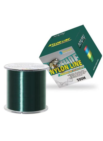 Buy 500M-Nylon String Fishing Line Cord Clear Fluorocarbon Strong Monofilament Wire Flexible Wear-resistant Super Pulling Force Cut for Hanging Decorations Beading Crafts Kite in Saudi Arabia