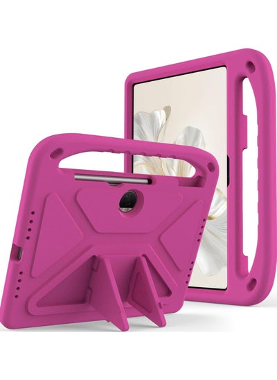 Buy Case Compatible with Honor Pad 9 12.1 inch 2023 Released, Kids Friendly Lightweight EVA Shockproof Handle Stand Protective Cover for Honor Pad 9 (Rose Red) in Saudi Arabia