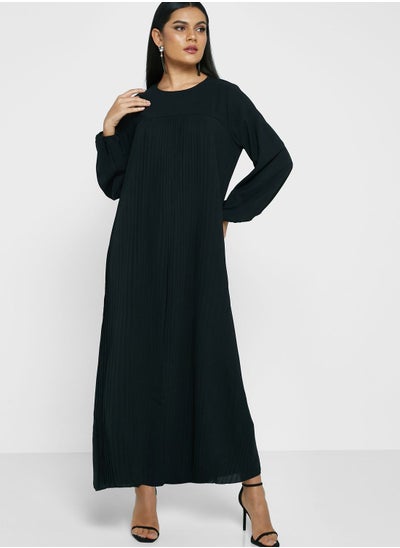 Buy Pleated A-Line Dress in Saudi Arabia