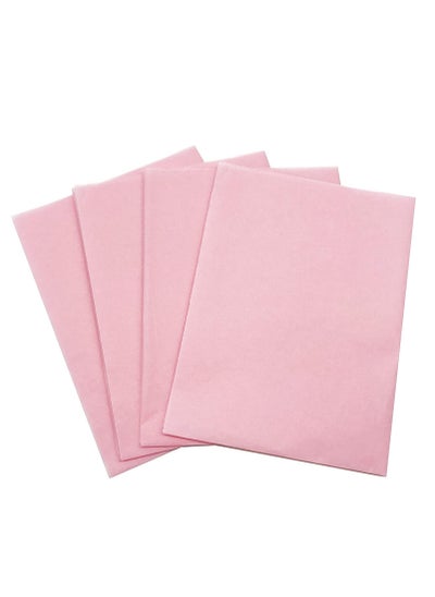 اشتري 50 Sheets Baby Pink Gift Wrapping Tissue Paper 50X75cm for DIY Crafts, Bags, Holidays, Birthdays في الامارات