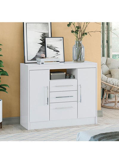 Buy Londrina 3-Drawer 2-Door Young Dresser Without Mirror 104 x 88 x 40 cm in UAE