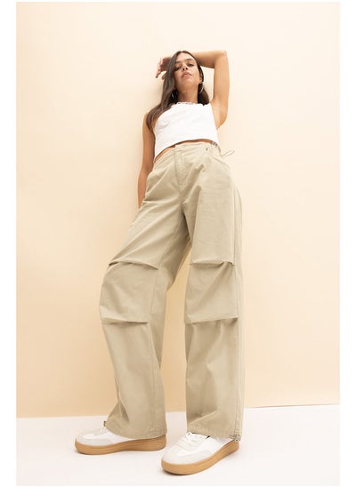 Buy Woman Parachute Woven Trousers in Egypt