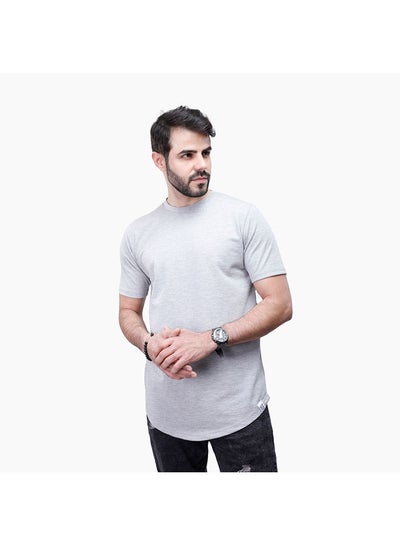 اشتري Coup Basic T-Shirt For Men - Regular Fit - Grey في مصر