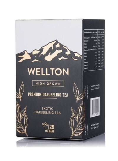 Buy WELLTON Darjeeling Tea - 25 Tea Bags in UAE