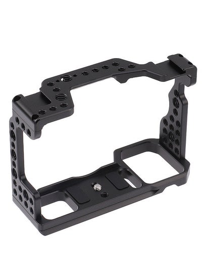 اشتري Camera Cage Aluminum Alloy Video Cage Replacement for Sony A7M3 A7R3 A9 Mirrorless Camera with Cold Shoe Mount 1/4 Inch & 3/8 Inch Screw Holes في الامارات