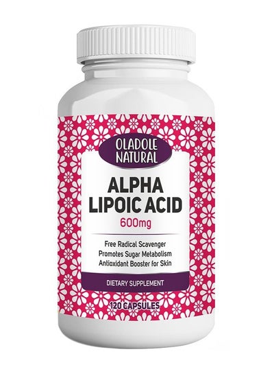 Buy Alpha Lipoic Acid 600mg 120 Capsules in UAE