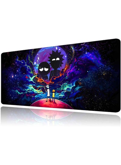 Buy Large Gaming Mouse Pad Anime Night Sky Space Stars Custom Desk Pad,Mousepad with Non-Slip Rubber Base and Stitched Edges Mouse Mat,Portable Desk Mat for Office,Computer Work,Game 800*300*4MM in Egypt