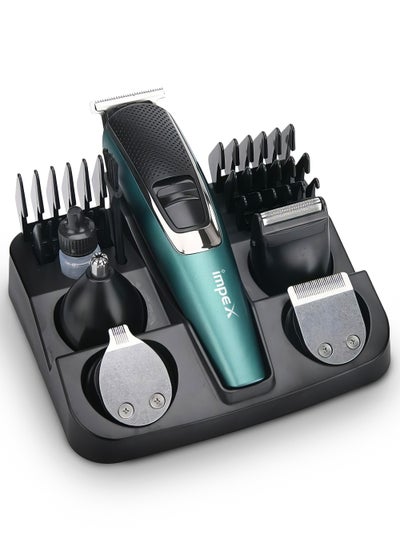 اشتري 3 في 1 Multi Grooming Kit GK 403 - ماكينة تشذيب شعر الأنف ، ماكينة تشذيب بالحجم الكامل ، عملية لاسلكية ، ضمان لمدة عامين - أسود في السعودية