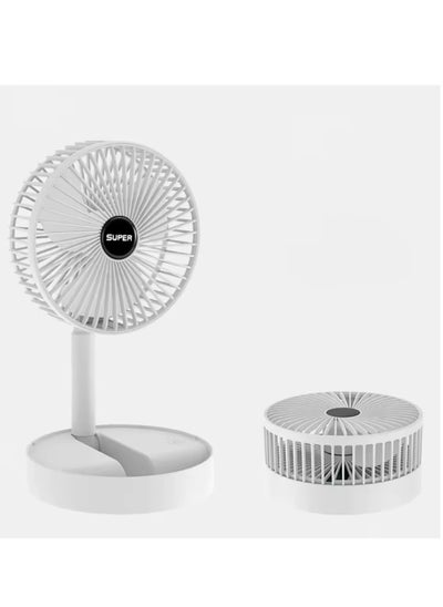 Buy Rechargeable Mini Table Fan 180 Degree Adjustable and Low Noise in UAE