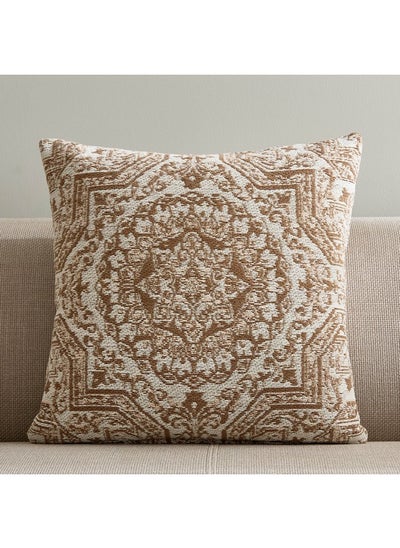 Buy Tanis Chenille Filled Cushion 50 x 50 cm in Saudi Arabia