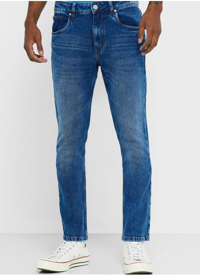 Buy Skinny Fit Washed Jeans in Saudi Arabia