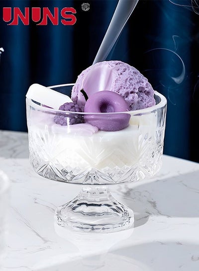 Buy Ice Cream Scented Candles,Natural Soybean Wax,Long Lasting Fragrance Aromatherapy Candles,Gifts Set For Birthday Anniversary,Purple in UAE