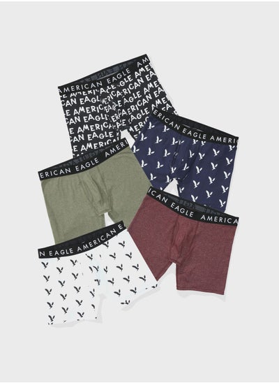 اشتري 5 Pack Logo Band Trunks في الامارات