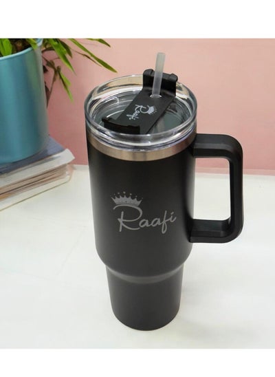 Buy Raafi Savor 2.0 Tumbler 40oz With Handle Travel Mug Straw Covers Cup With Lid Insulated Quencher Stainless Steel Water Iced Tea Coffee Mug in UAE