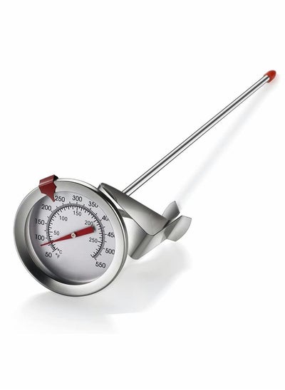 Buy Deep Fry Thermometer with Instant Read, Dial Thermometer, 12 Inch Stainless Steel Stem Meat Cooking Best for Turkey BBQ, Tall pots, Beef, Lamb, Meat, Food in Saudi Arabia