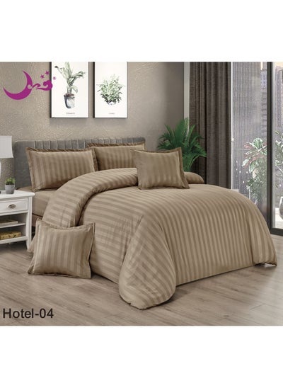 Buy Luxury Hotel Comforter Set For One And A Half Of 4 Pieces in Saudi Arabia