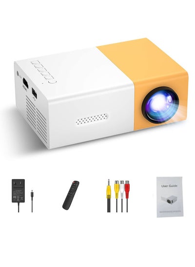 اشتري YG300 Portable QVGA LED 400 Lumens Projector With Remote Control في السعودية