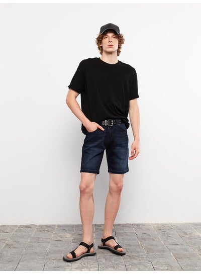 Buy Standard Fit Men's Jean Shorts in Egypt