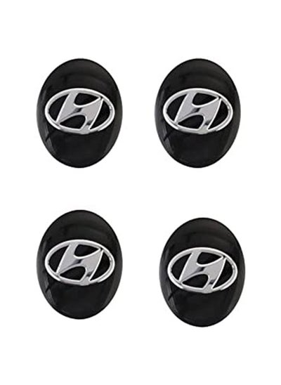 Buy 3D Tire Hub Sticker - Hyundai - 4pcs in Egypt