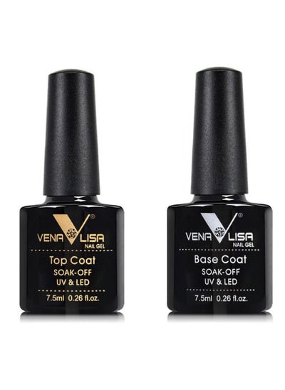 Buy Tob And Base Coat UV LED Long Lasting Lacquer Transparent Soak in Saudi Arabia