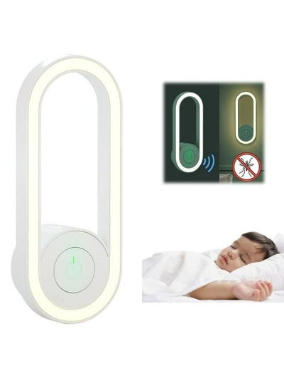 اشتري 1pc Ultrasonic Electric Mosquito Repellent with LED Sleep Light for Home Bedroom Pest ControlMulticolor في مصر