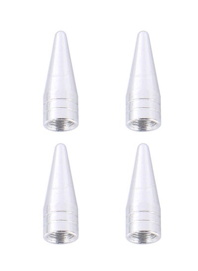 Buy 4-Piece Sharp Mouth Shaped Car Tire Valve Cap in UAE