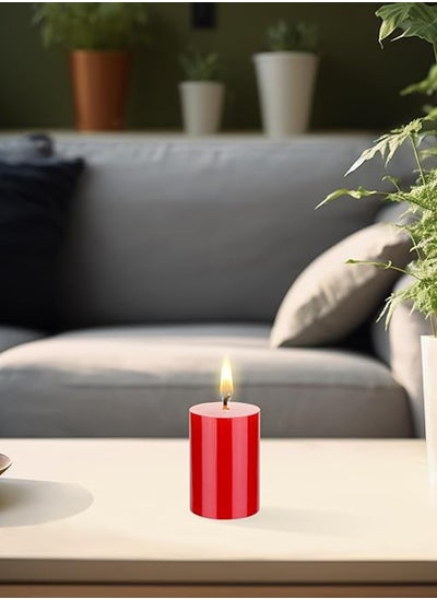 Buy Candle With Scent, Medium - Red in Egypt